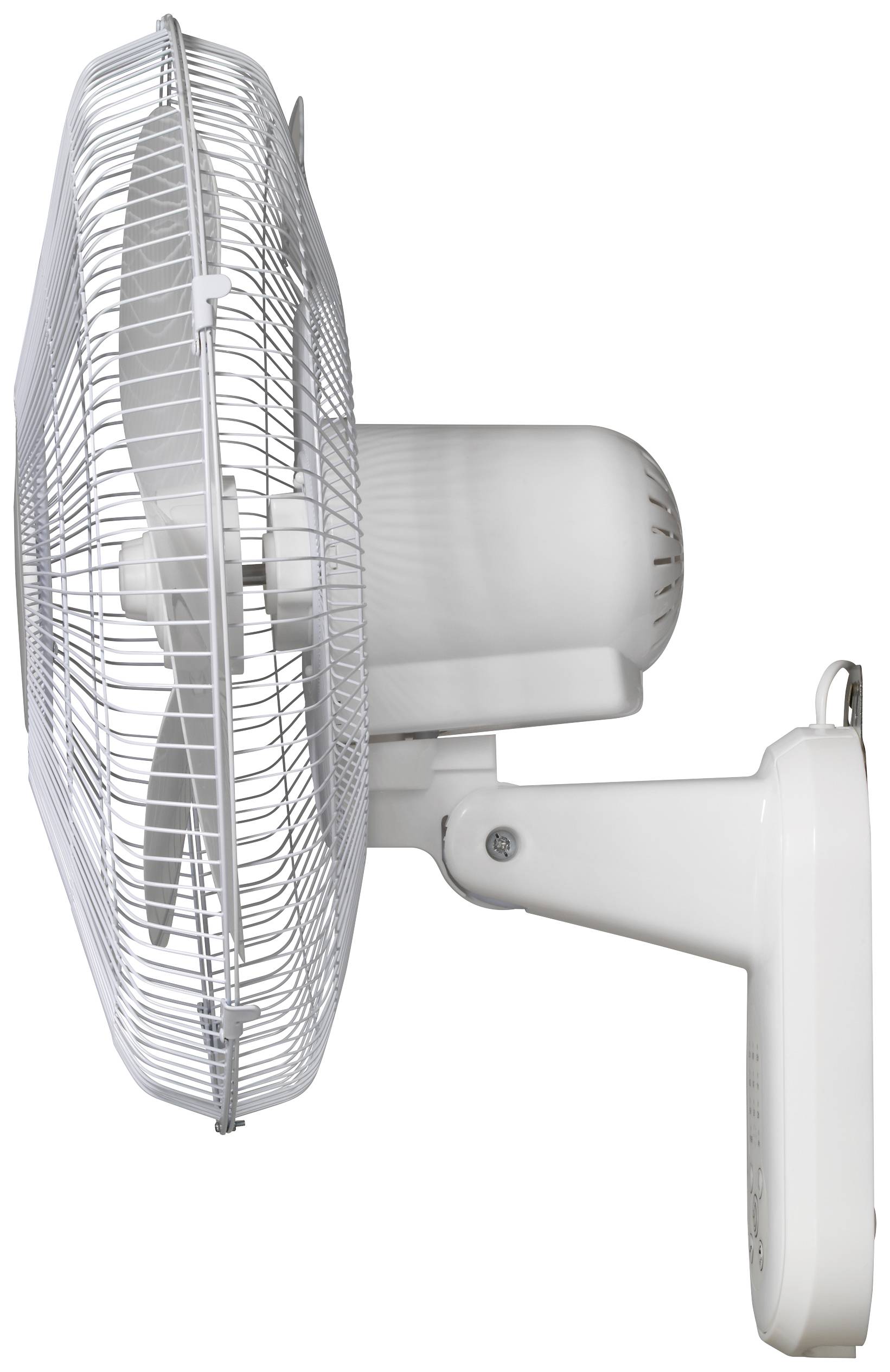 Sygonix Wandventilator 45 W (L x B x H) 335 x 535 x 430 mm Weiß Oszillierend, mit Fernbedienung, Timer