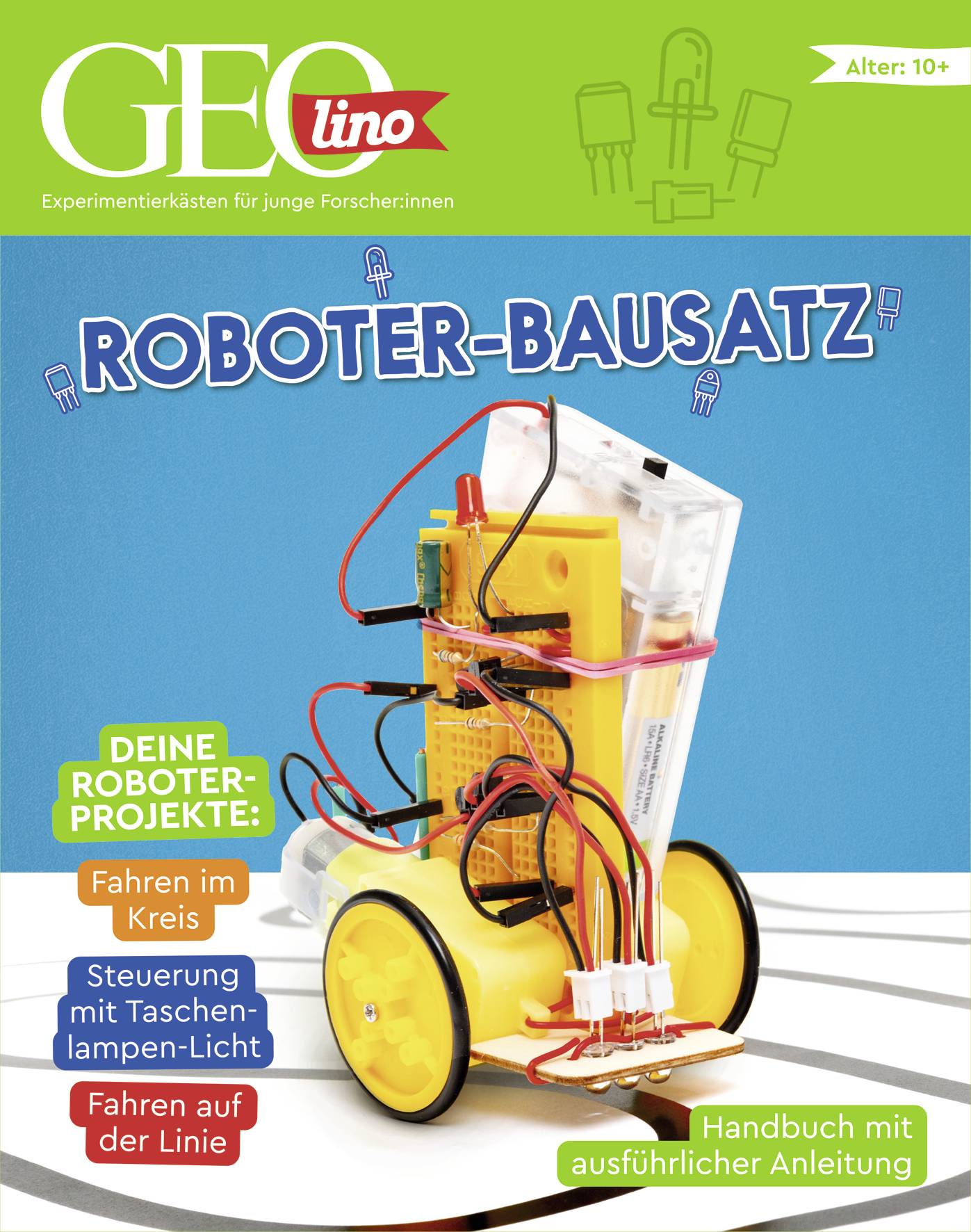 FRANZIS Verlag Roboter Bausatz GEOlino Bausatz 67158
