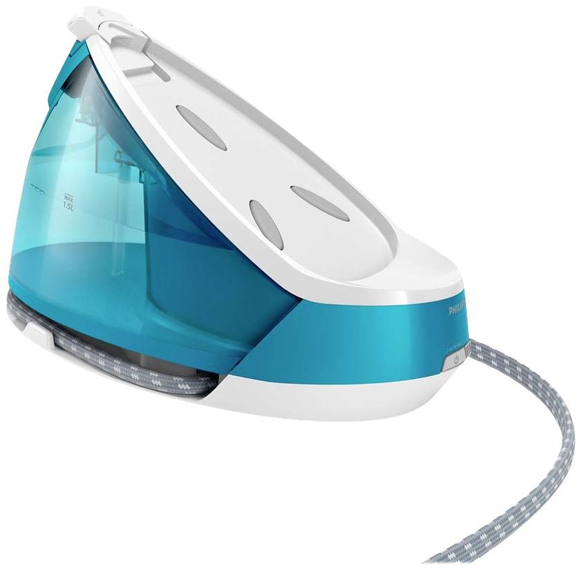 Philips Home PerfectCare Compact Plus GC7920/20 Dampfbügelstation 2400W Hellblau, Weiß