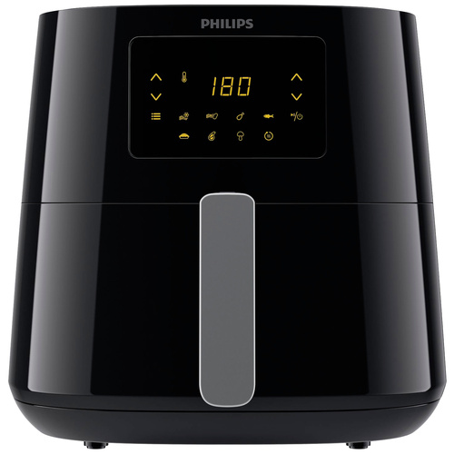 Philips Essential XL HD9270/70 Heißluft-Fritteuse 2000W Temperaturvorwahl, Timerfunktion, mit Display Schwarz/Silber