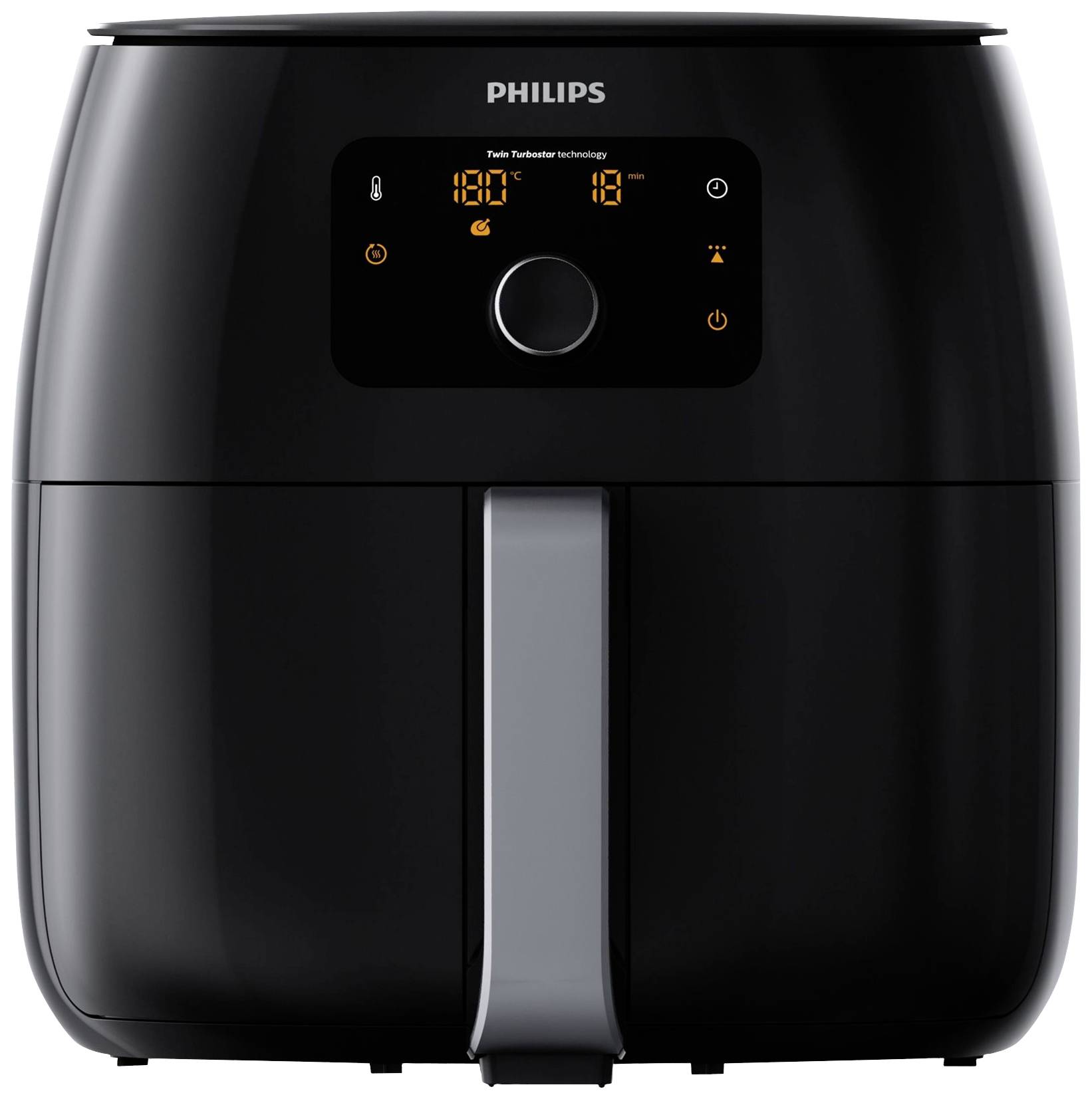 Philips Home Premium XXL HD9650/90 Heißluft-Fritteuse 1.4 kg 2225 W Temperaturvorwahl, Timerfunktion, mit Display Schwarz