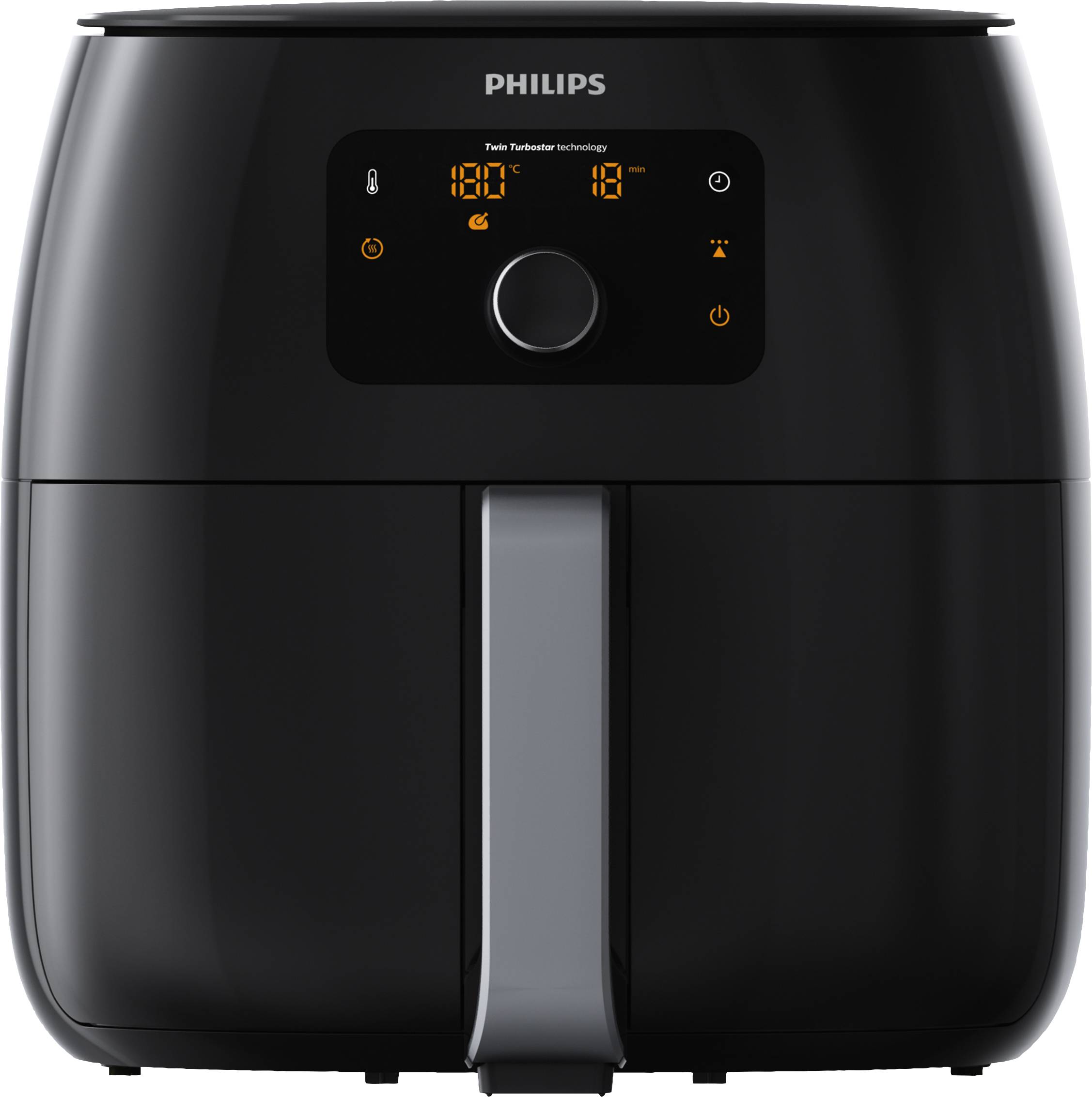 Philips Home Premium XXL HD9650/90 Heißluft-Fritteuse 1.4 kg 2225 W Temperaturvorwahl, Timerfunktion, mit Display Schwarz