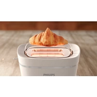Philips Home Eco Conscious Edition 5000er Serie HD2640/10 Toaster Seidenweiß, Matt Philips Home Eco Conscious Edition 5000er Serie HD2640/10 Toaster Seidenweiß, Matt