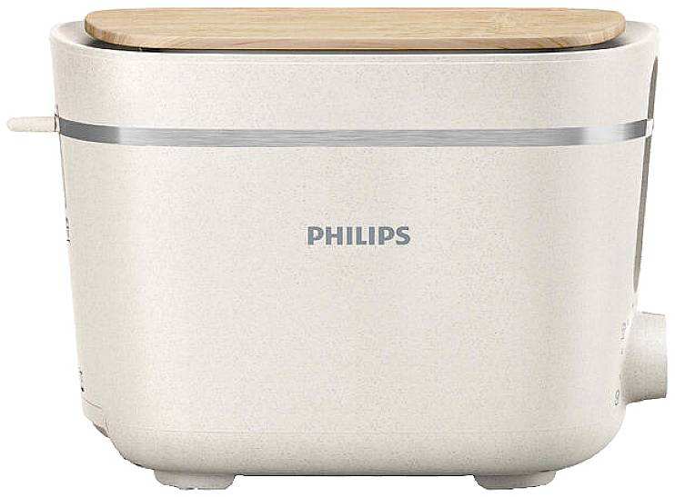 Philips Home Eco Conscious Edition 5000er Serie HD2640/10 Toaster Seidenweiß, Matt