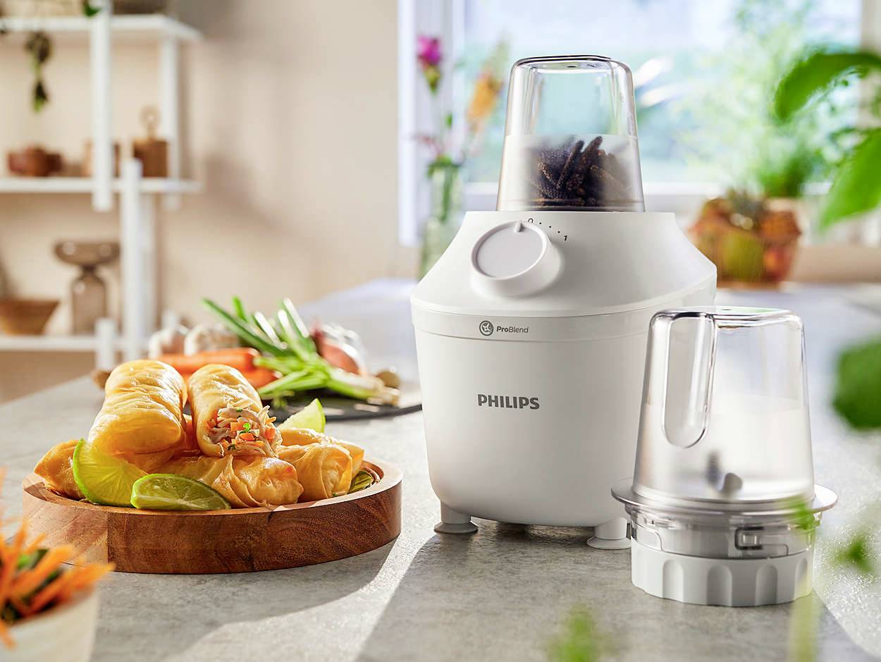 Philips Home 3000 Series HR2041/00 Standmixer 450 W Weiß