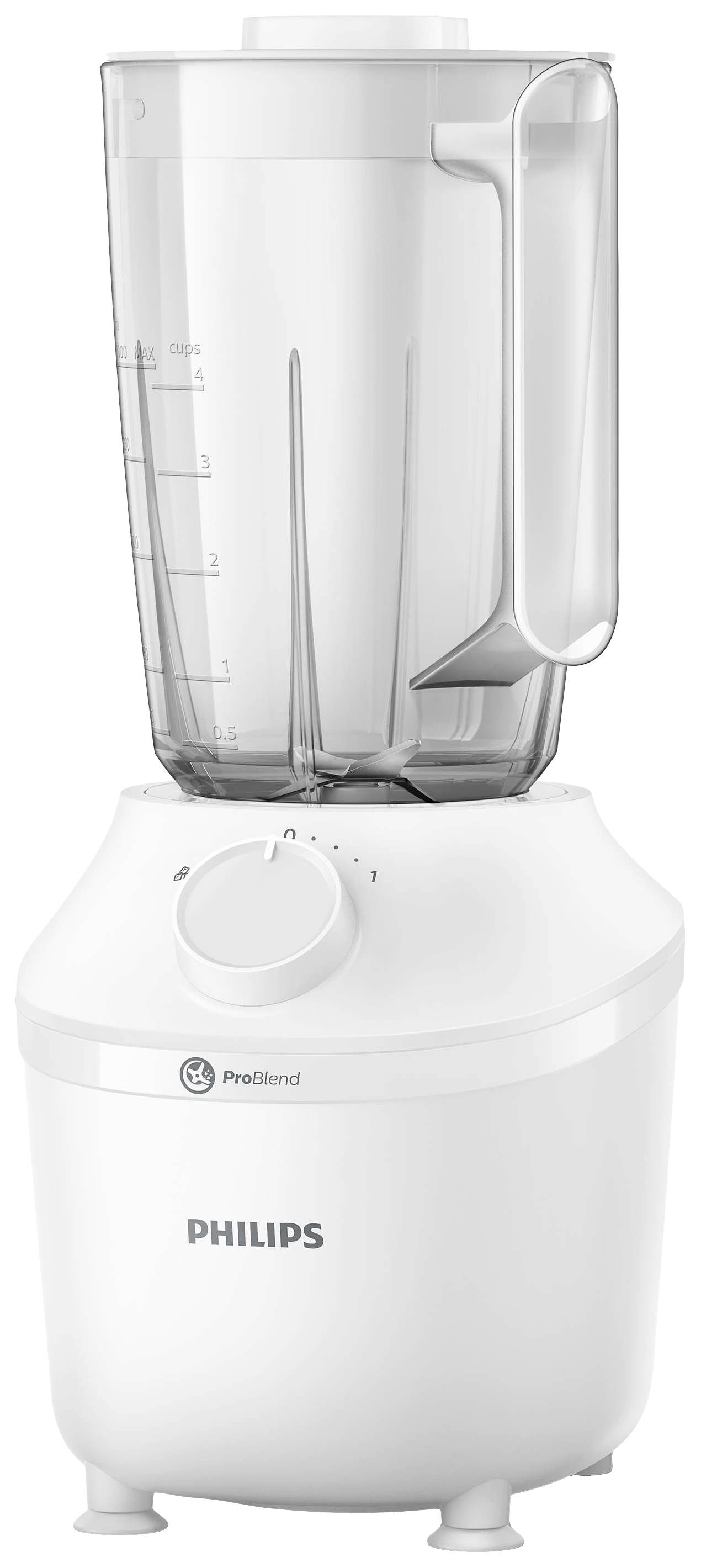 Philips Home 3000 Series HR2041/00 Standmixer 450 W Weiß