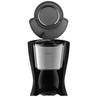 Philips Home Daily Collection HD7462/20 Kaffeemaschine Schwarz, Metall Fassungsvermögen Tassen=15 Glaskanne Philips Home Daily Collection HD7462/20 Kaffeemaschine Schwarz, Metall Fassungsvermögen Tassen=15 Glaskanne