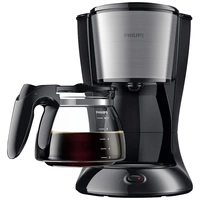 Philips Home Daily Collection HD7462/20 Kaffeemaschine Schwarz, Metall Fassungsvermögen Tassen=15 Glaskanne Philips Home Daily Collection HD7462/20 Kaffeemaschine Schwarz, Metall Fassungsvermögen Tassen=15 Glaskanne