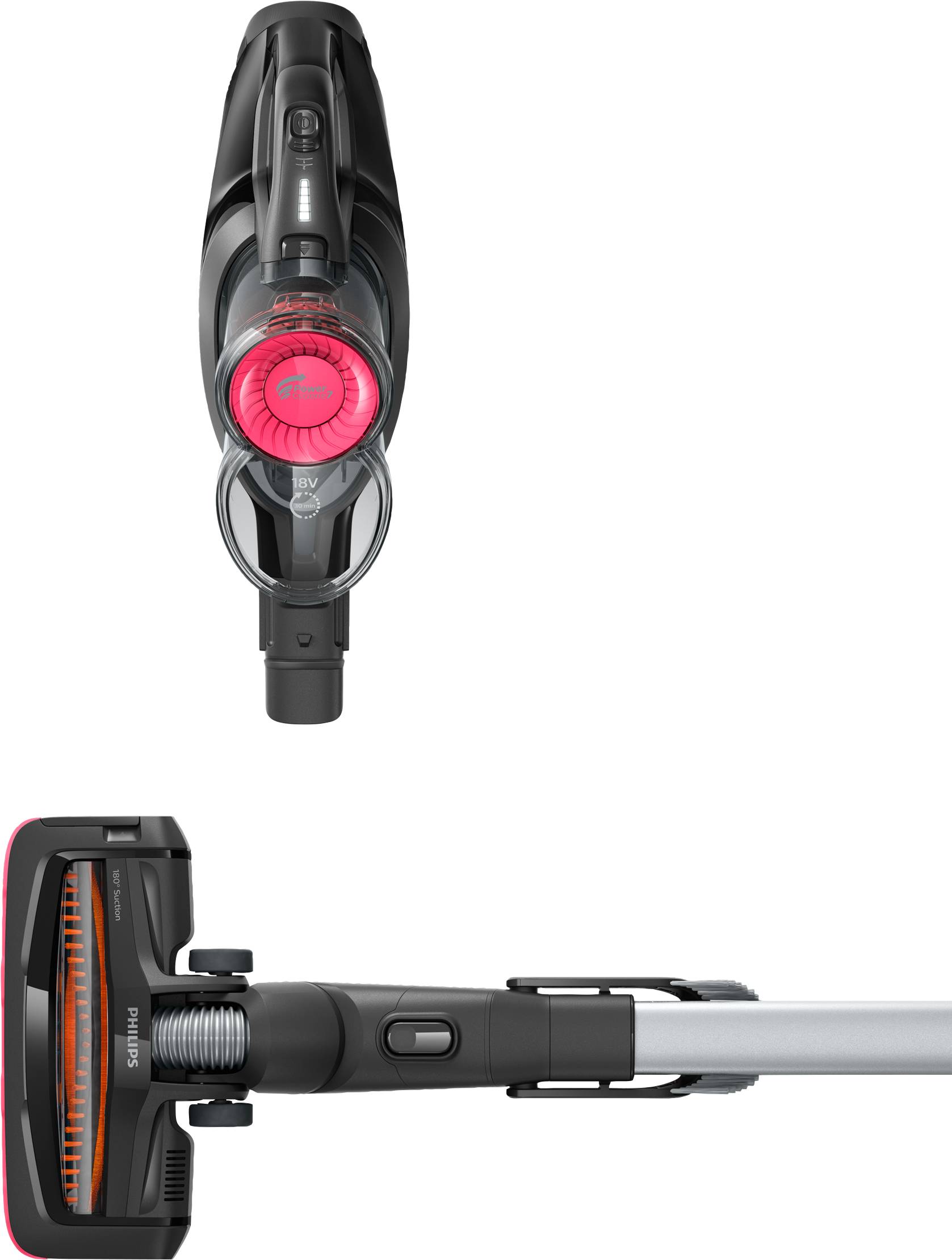 Philips Home SpeedPro Max FC6722/01 FC6722/01 Akku-Handstaubsauger 18 V inkl. Akku