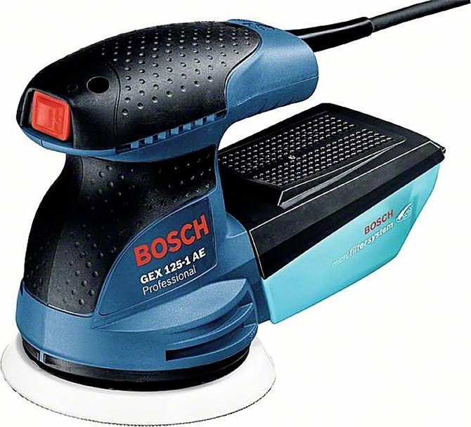 Bosch Professional GEX 125-1 AE 0.601.387.504 Exzenterschleifer inkl. Koffer 250 W Ø 125 mm
