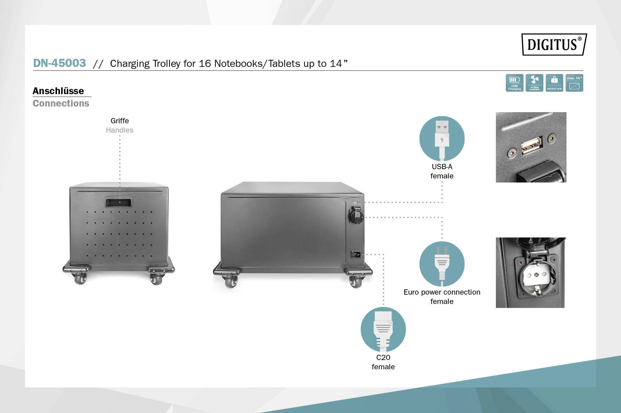 Digitus DN-45003 Lade- und Managementsystem