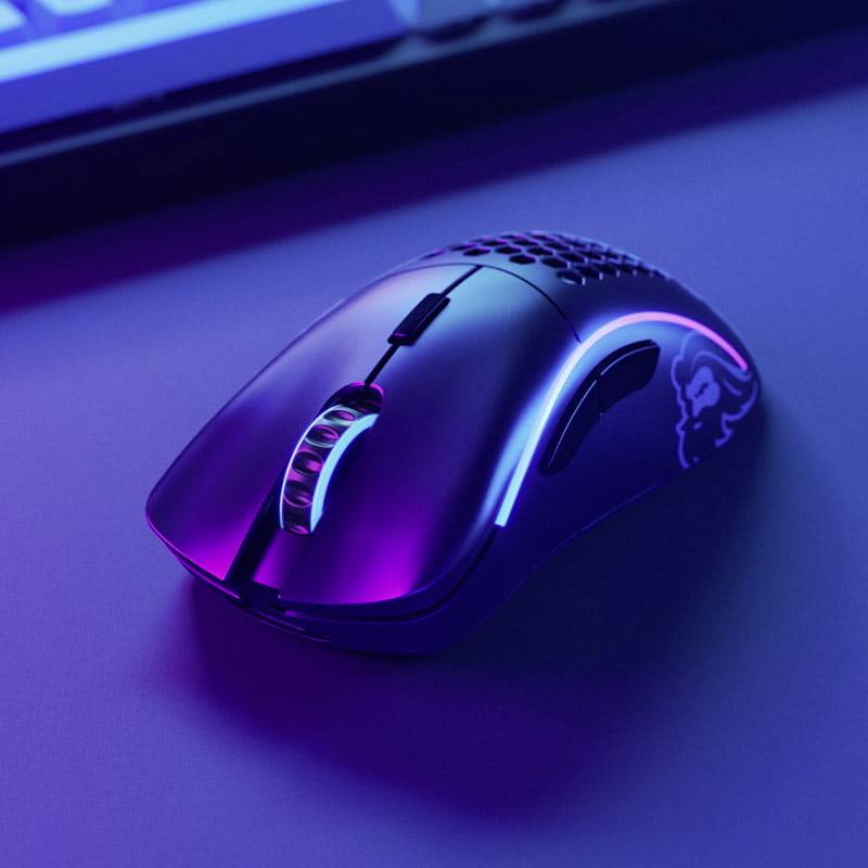 Glorious PC Gaming Race Model D Gaming-Maus Funk Schwarz (matt) 6 Tasten 19000 dpi Beleuchtet