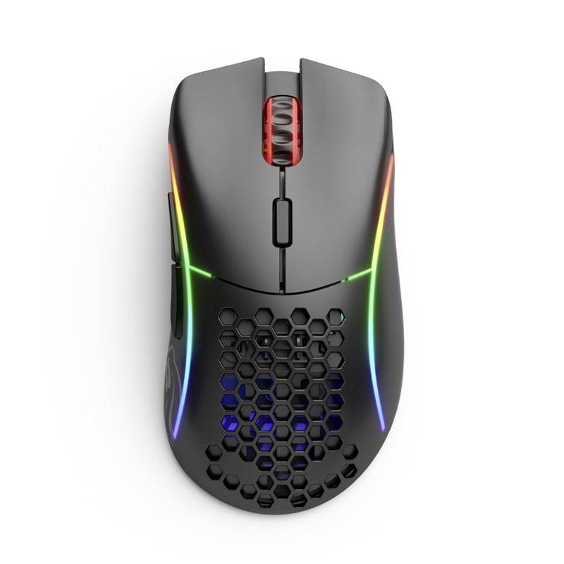 Glorious PC Gaming Race Model D Gaming-Maus Funk Schwarz (matt) 6 Tasten 19000 dpi Beleuchtet
