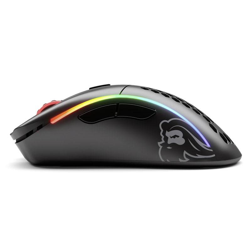 Glorious PC Gaming Race Model D Gaming-Maus Funk Schwarz (matt) 6 Tasten 19000 dpi Beleuchtet