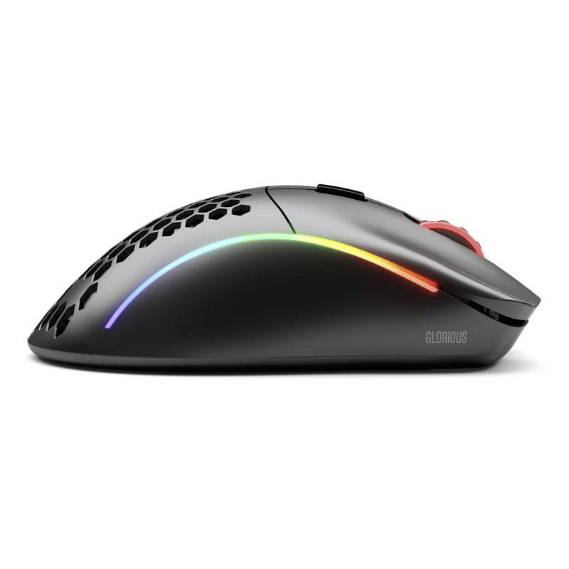 Glorious PC Gaming Race Model D Gaming-Maus Funk Schwarz (matt) 6 Tasten 19000 dpi Beleuchtet