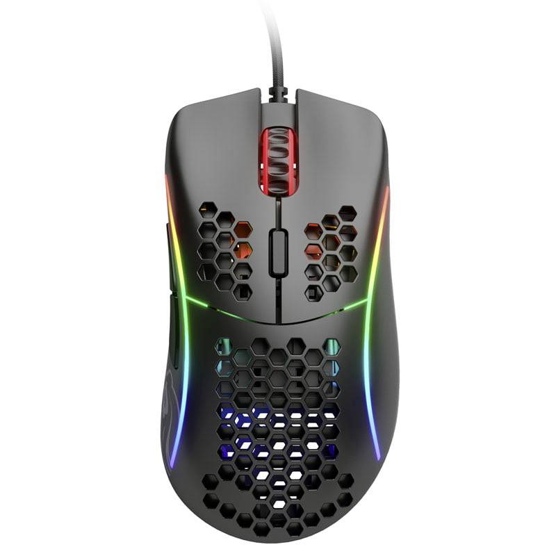 Glorious PC Gaming Race Model D Gaming-Maus Kabelgebunden Optisch Schwarz (matt) 6 Tasten 12000 dpi Beleuchtet