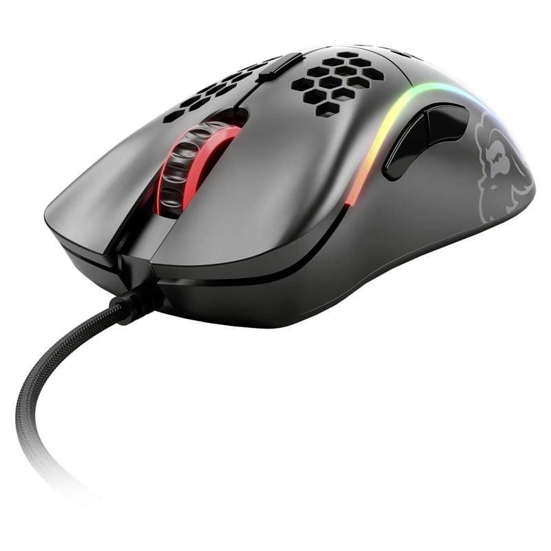 Glorious PC Gaming Race Model D Gaming-Maus Kabelgebunden Optisch Schwarz (matt) 6 Tasten 12000 dpi Beleuchtet