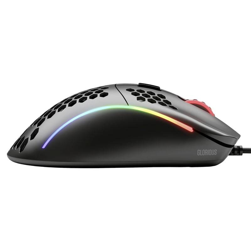 Glorious PC Gaming Race Model D Gaming-Maus Kabelgebunden Optisch Schwarz (matt) 6 Tasten 12000 dpi Beleuchtet