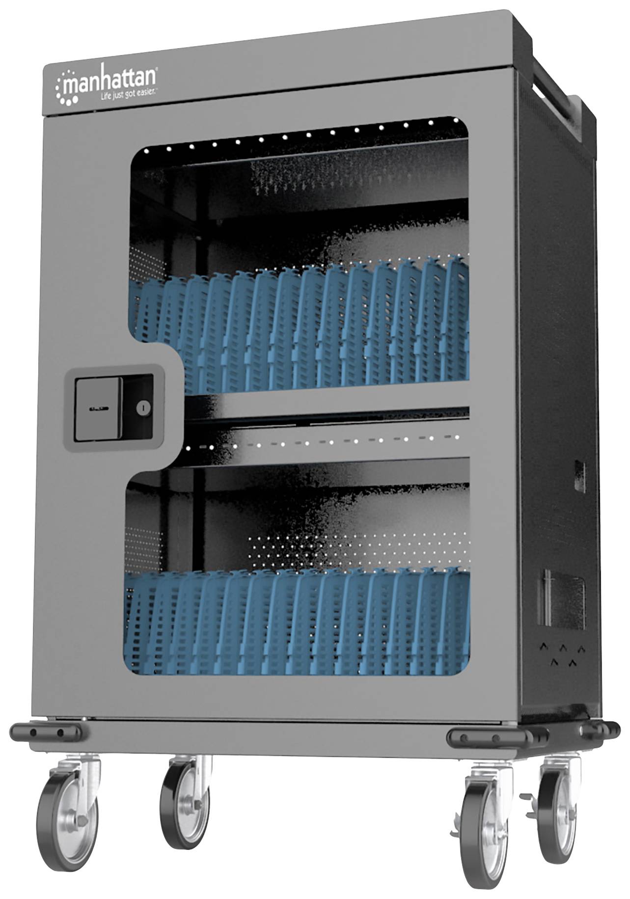 Manhattan 102353 Lade- und Managementsystem Wagen für USB-Typ C™ verkabelt