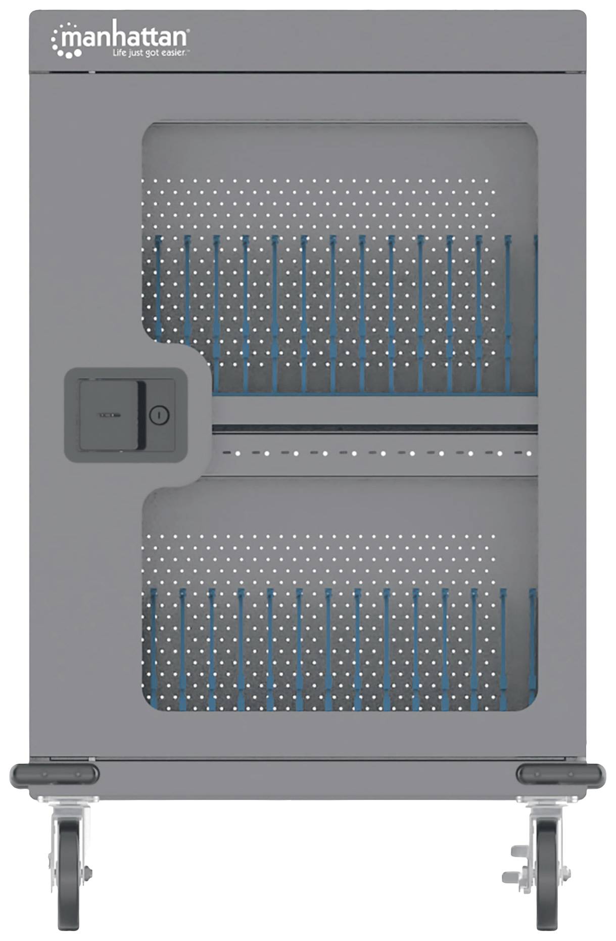 Manhattan 102353 Lade- und Managementsystem Wagen für USB-Typ C™ verkabelt