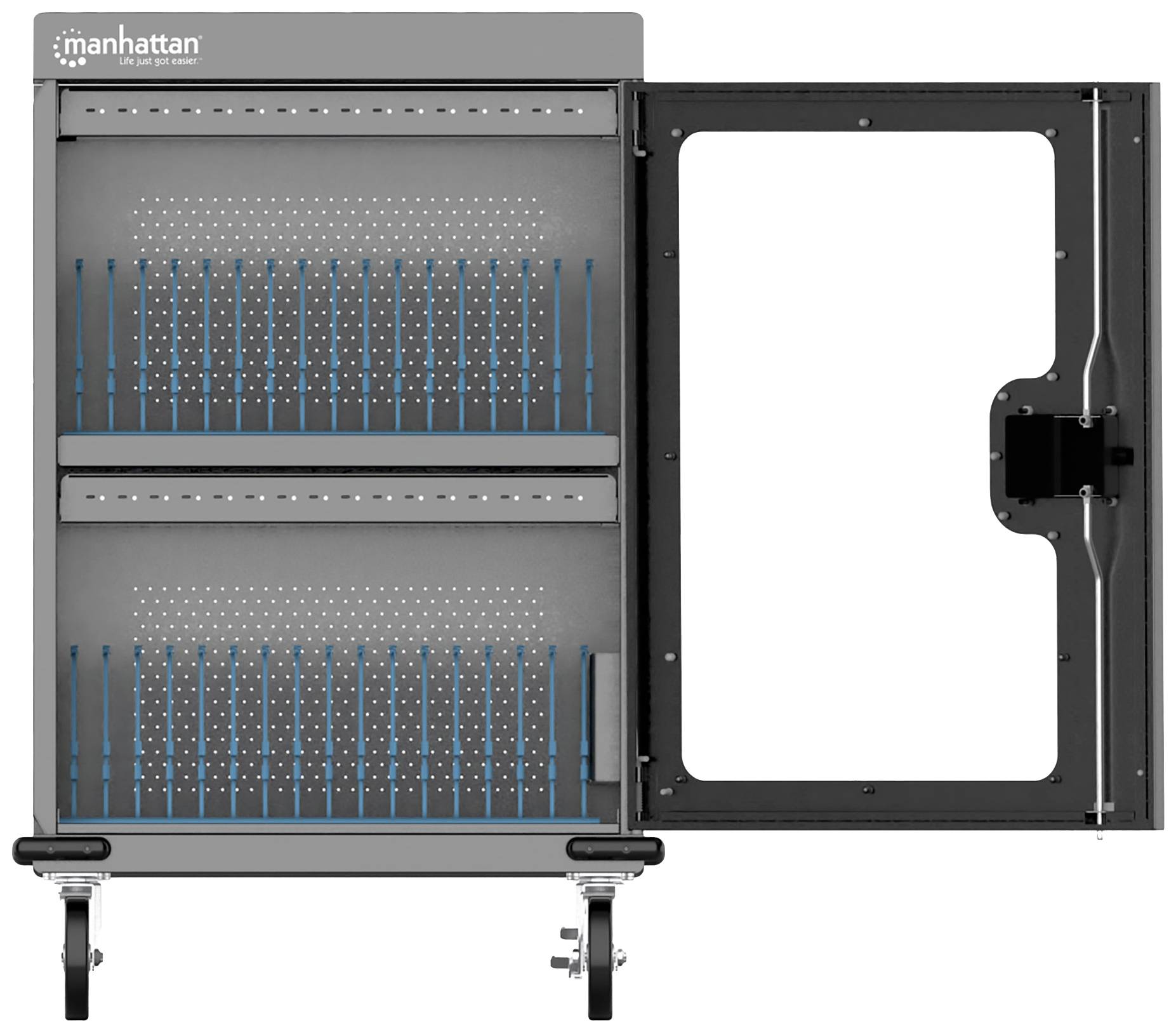 Manhattan 102353 Lade- und Managementsystem Wagen für USB-Typ C™ verkabelt