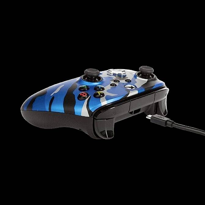 PowerA Xbox Metallic Blue Camo Controller Xbox Series S, Xbox Series X