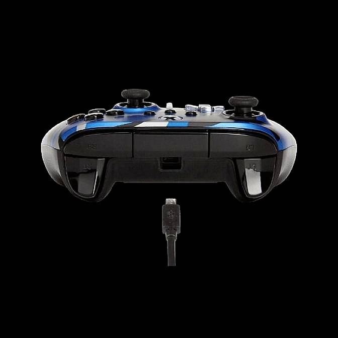 PowerA Xbox Metallic Blue Camo Controller Xbox Series S, Xbox Series X