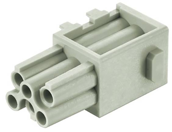 Grauer LEGO-Technic-Verbinder mit vier Röhrenanschlüssen und rechteckigem Rahmen. Geeignet für den Bau komplexer Strukturen.
