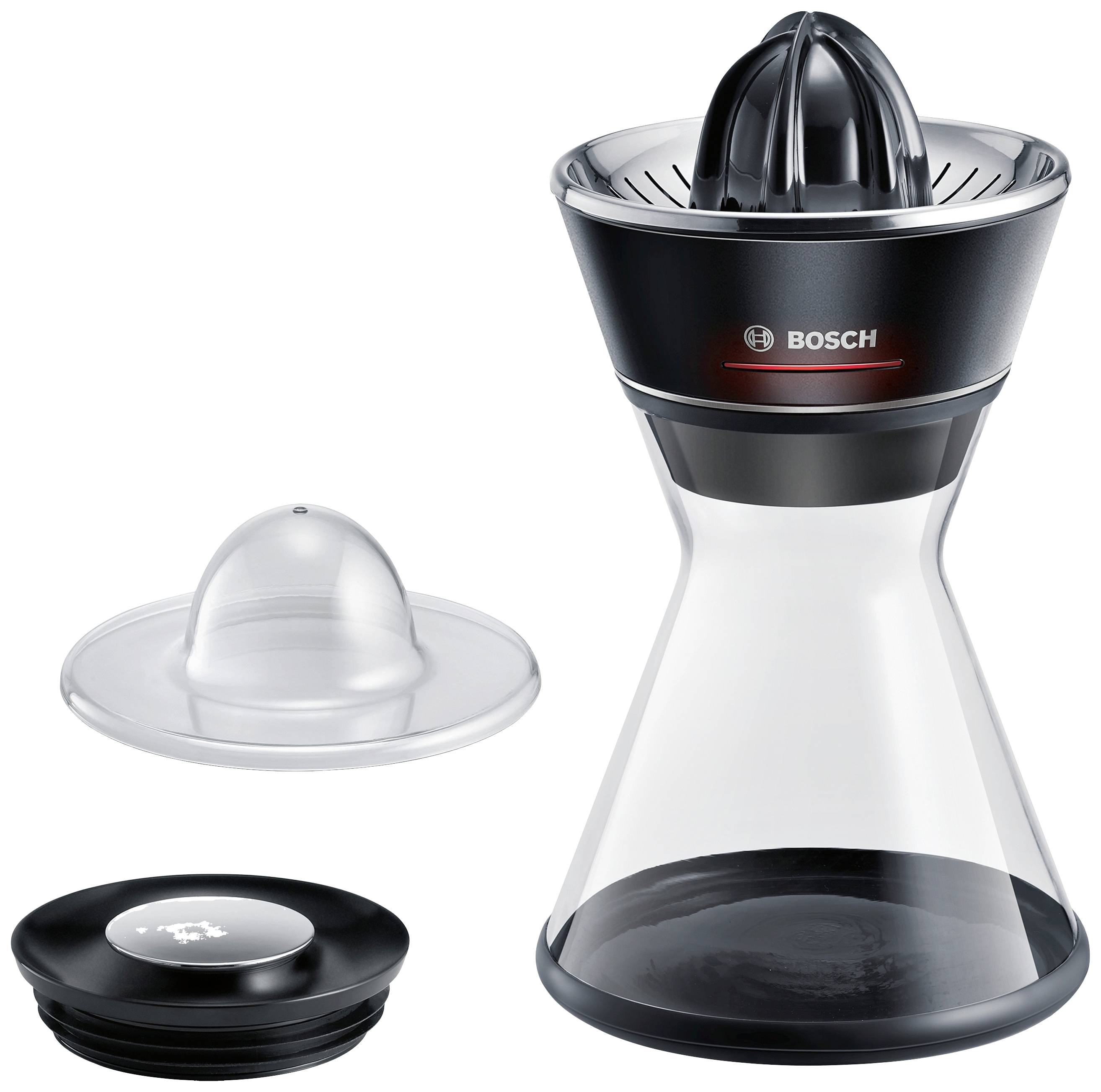 Bosch Haushalt Zitruspresse MCP72GPB 40 W Schwarz, Edelstahl