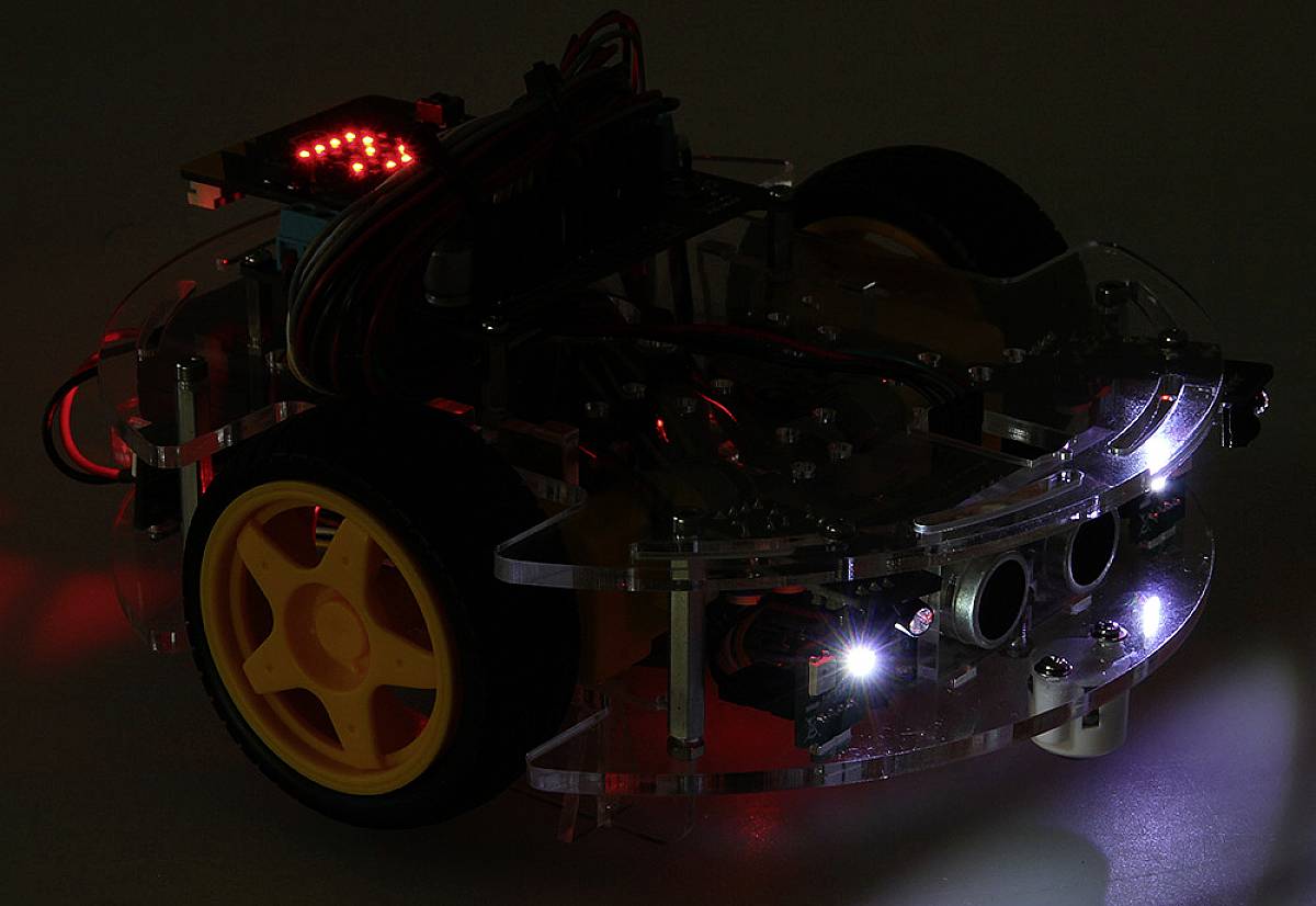 Joy-it Roboter Micro:Bit "JoyCar" Fertiggerät MB-Joy-Car-set4