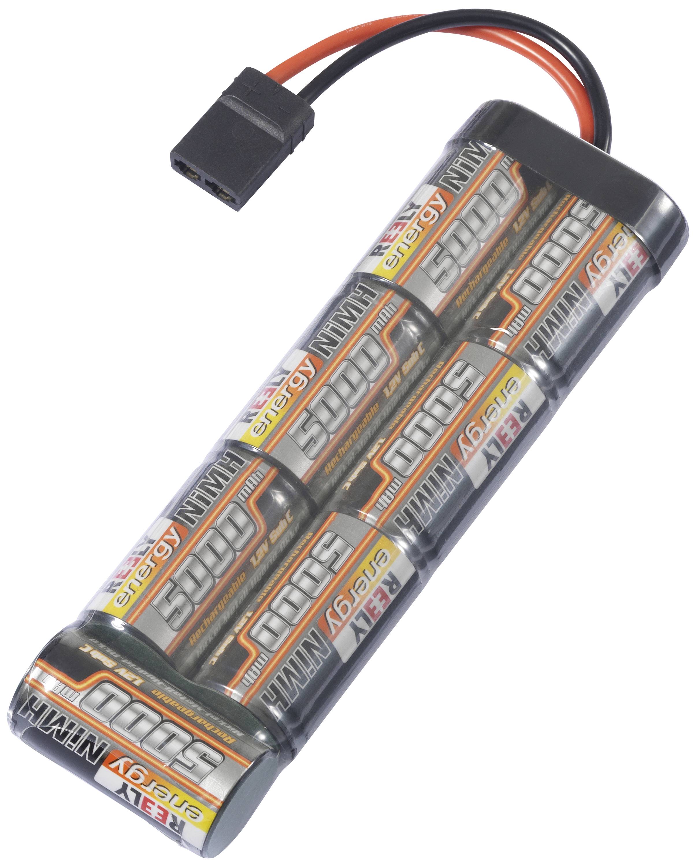 Reely Modellbau-Akkupack (NiMh) 8.4V 5000 mAh Zellen-Zahl: 7 Sub-C Stick Traxxas-Stecker