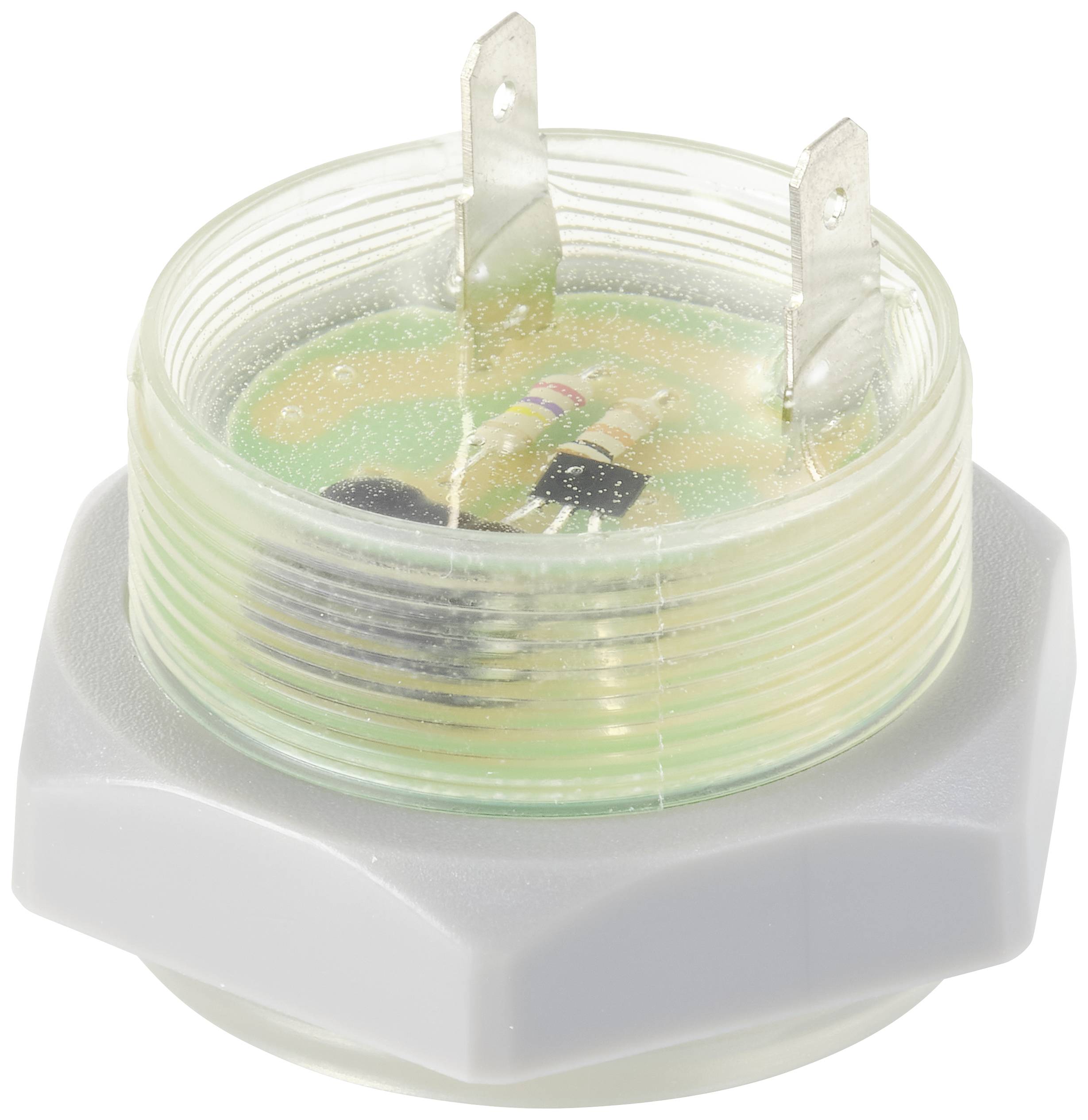 TRU COMPONENTS TC-10475832 Piezo-Signalgeber Geräusch-Entwicklung: 95 dB Spannung: 12 V/DC Dauerton, blaue LED 1St.