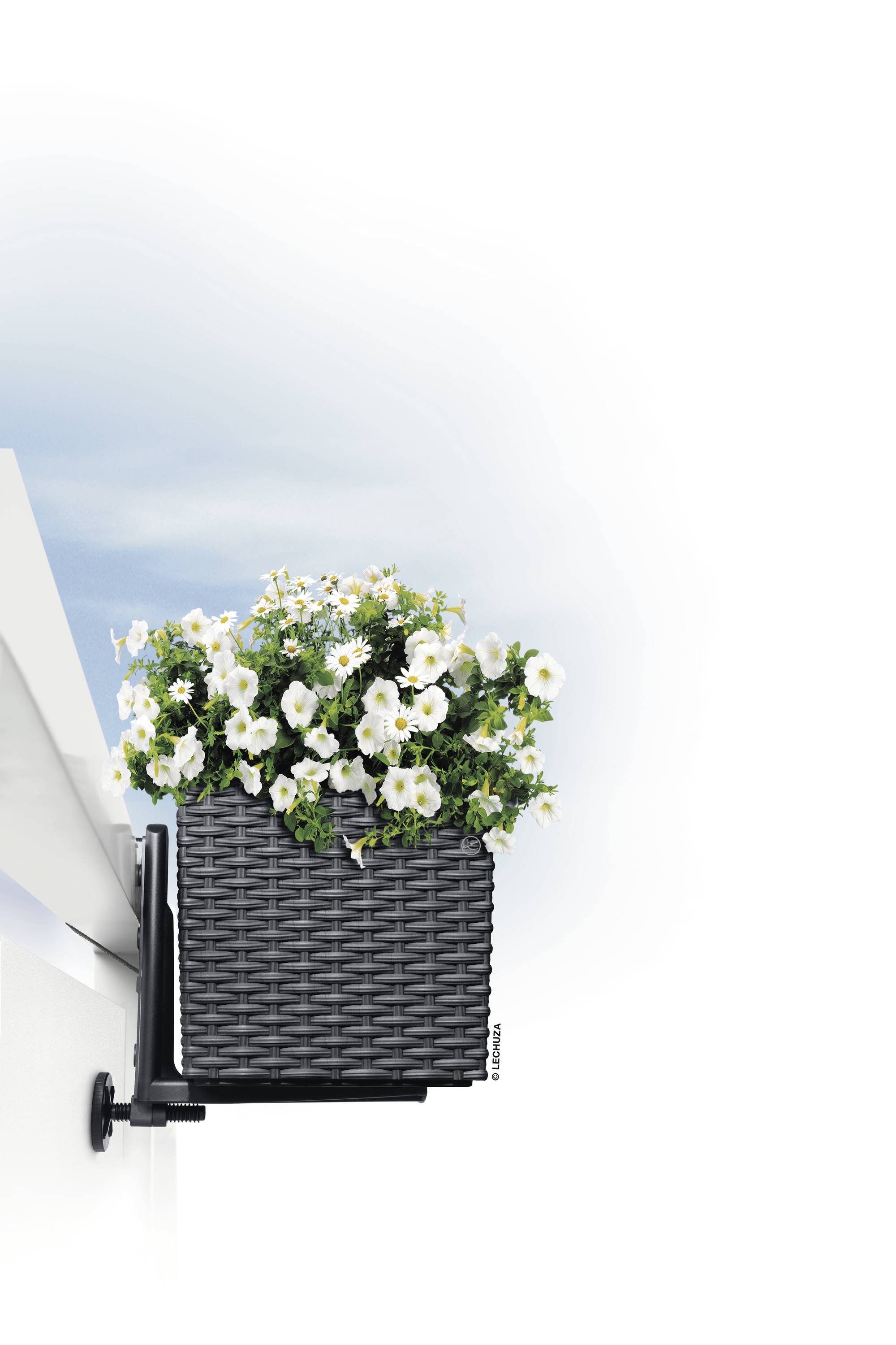 Lechuza BALCONERA Cottage 50 15602 Balkonkasten Granit