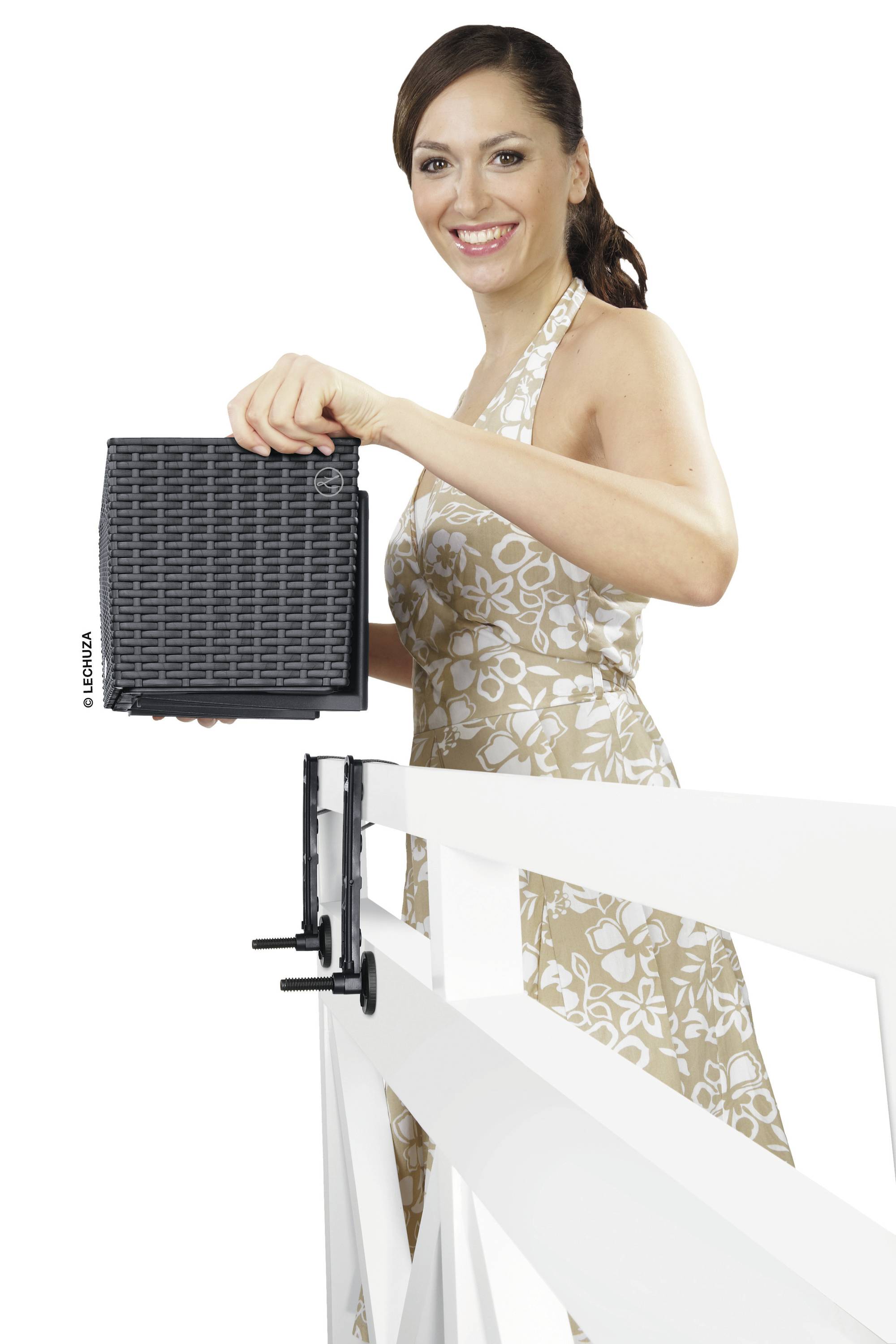 Lechuza BALCONERA Cottage 50 15602 Balkonkasten Granit