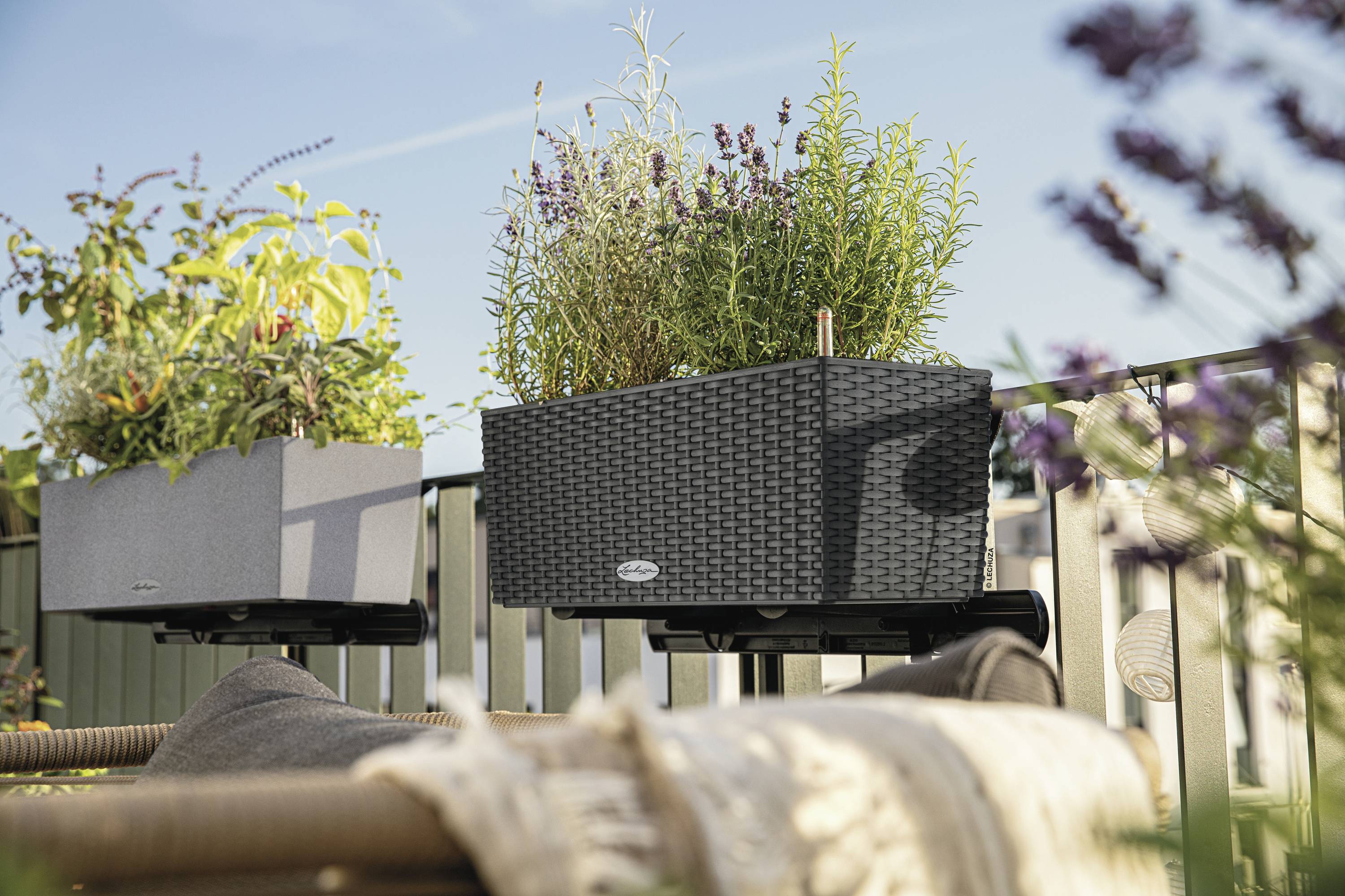 Lechuza BALCONERA Cottage 50 15602 Balkonkasten Granit