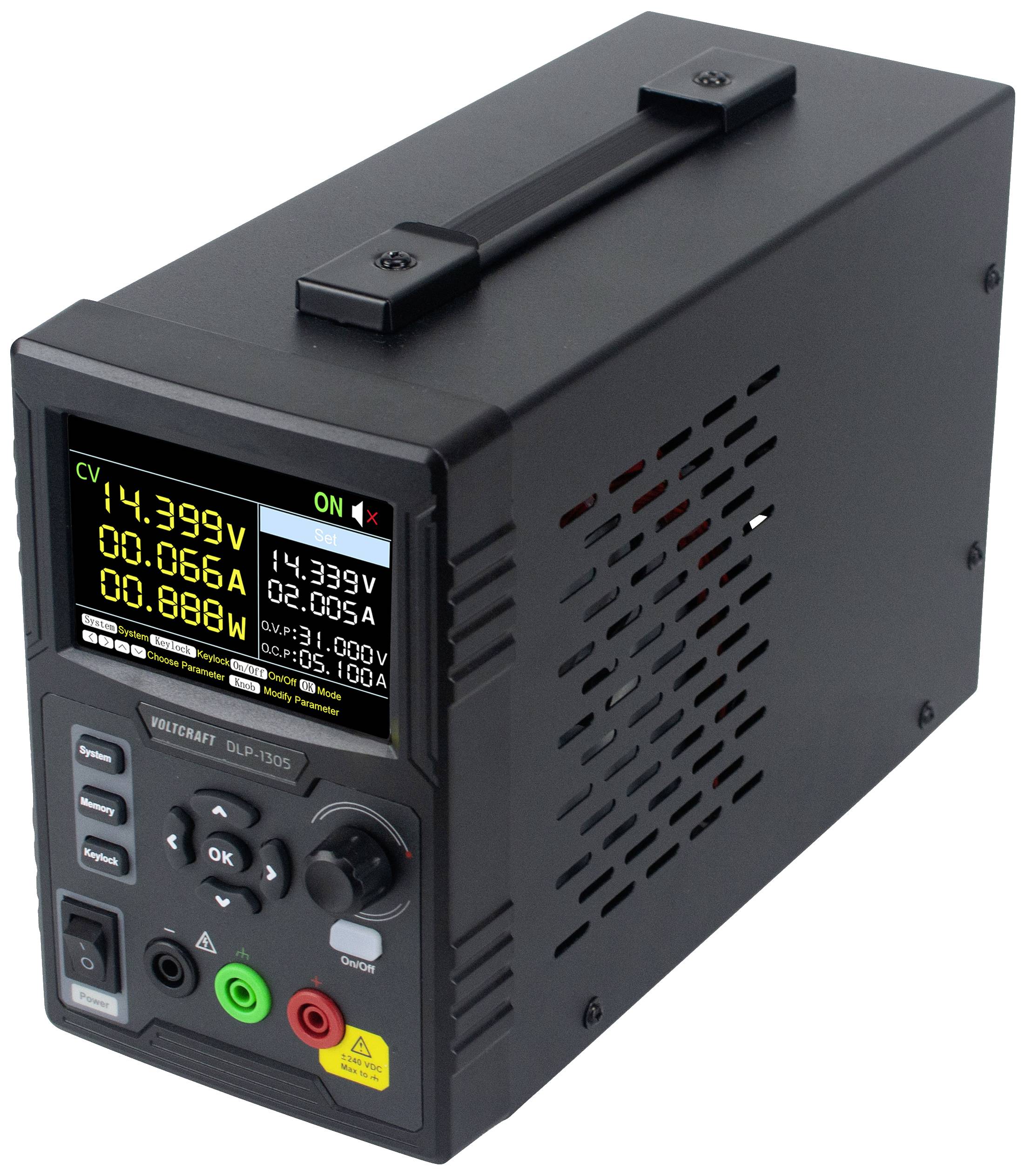 VOLTCRAFT DLP-1305 Labornetzgerät, einstellbar 0 - 30V 0 - 5A 150W Slave-Funktion Anzahl Ausgänge 1 x