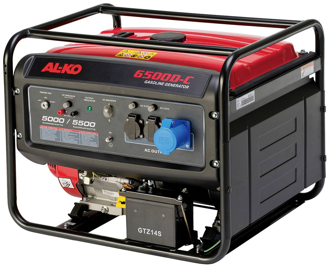 AL-KO Benzin 6500C 4-Takt Stromerzeuger 88 kg 5000 W