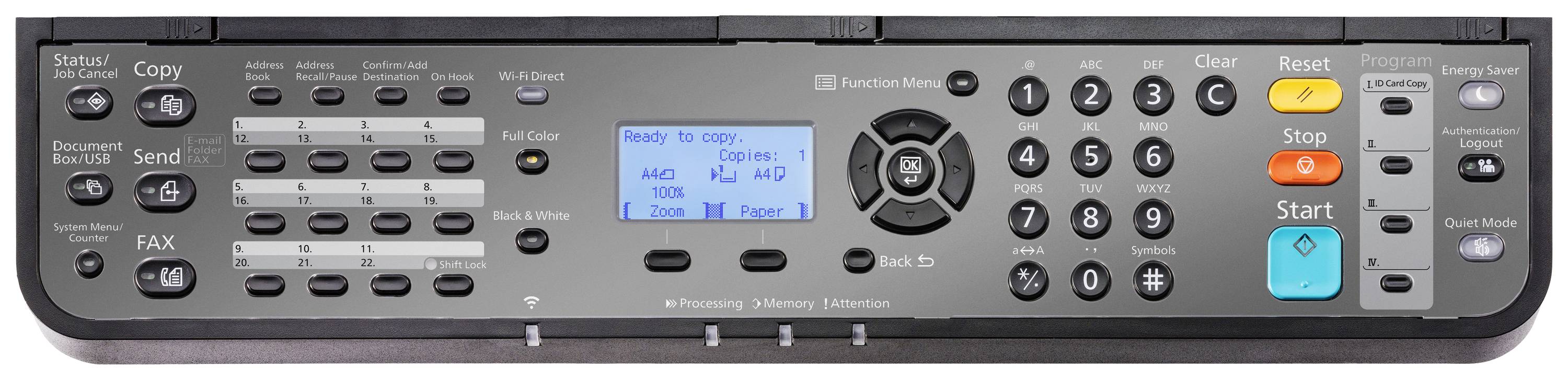 Kyocera ECOSYS MA2100cfx Multifunktionsdrucker Laser Farbe A4 Drucker, Scanner, Kopierer, Fax Duplex, USB, LAN