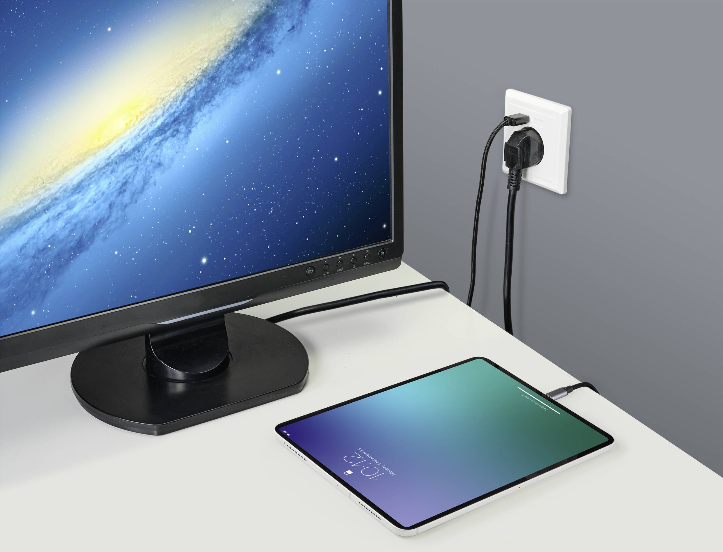 Sygonix SY-5238674 Unterputz-Steckdose Power Delivery, erhöhter Berührungsschutz, mit USB-C® Weiß