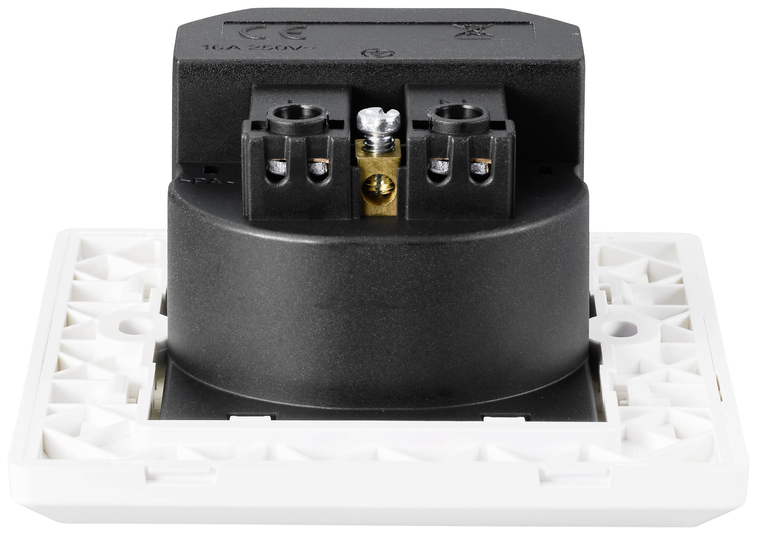 Sygonix SY-5238674 Unterputz-Steckdose Power Delivery, erhöhter Berührungsschutz, mit USB-C® Weiß