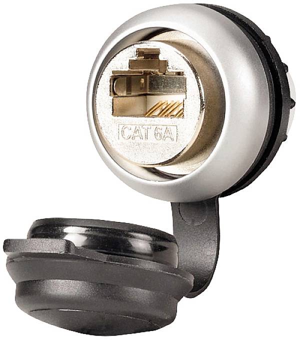 Eaton M22-RJ45-CAT6A RMQ Titan Einbaubuchse EP-400122 RJ45 Steckergehäuse 1 St.
