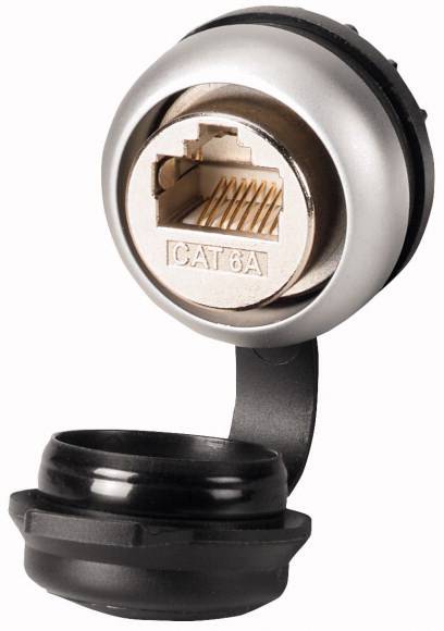 Eaton M22-RJ45-CAT6A RMQ Titan Einbaubuchse EP-400122 RJ45 Steckergehäuse 1 St.