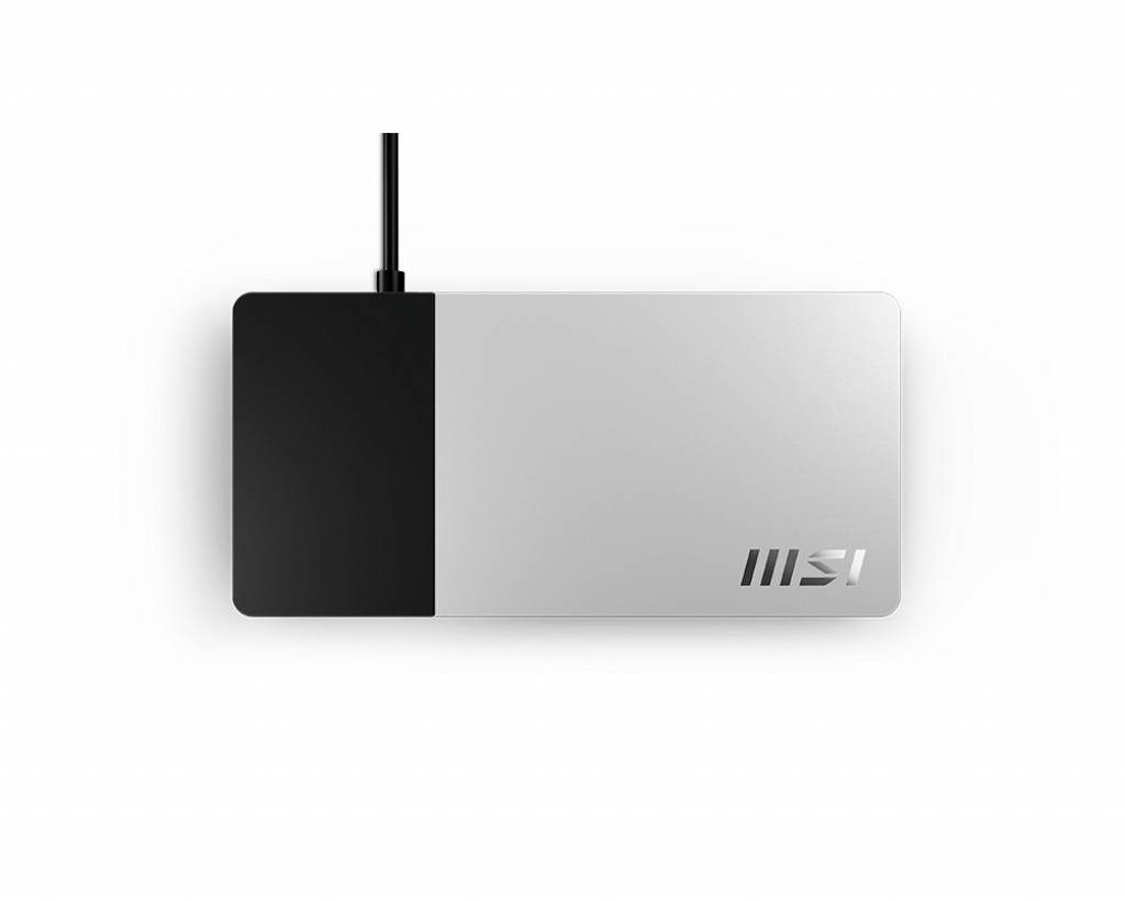 MSI USB-C® Dockingstation USB-C Docking Station Gen 2 Passend für Marke Dockingstations: Universal inkl. Kensington-Schloss
