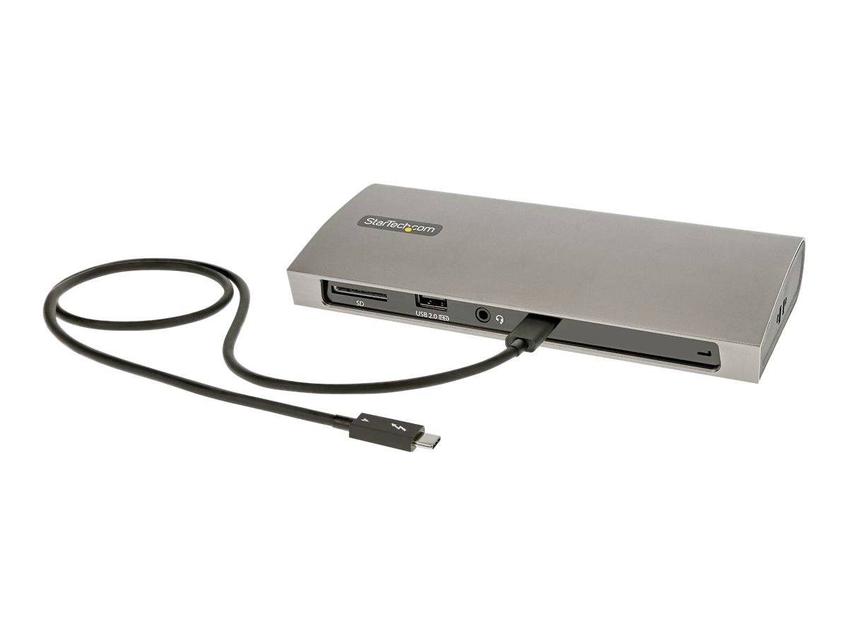 StarTech.com USB-C® Dockingstation TB4CDOCKUE Passend für Marke Dockingstations: Universal USB-C® Power Delivery, integrierter Kartenleser, inkl.