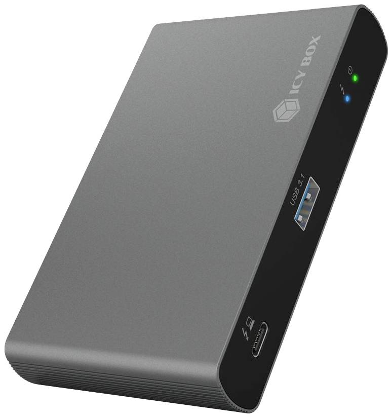 ICY BOX IB-HUB801-TB4 Passend für Marke Dockingstations: Universal USB-C® Power Delivery, inkl. Ladefunktion