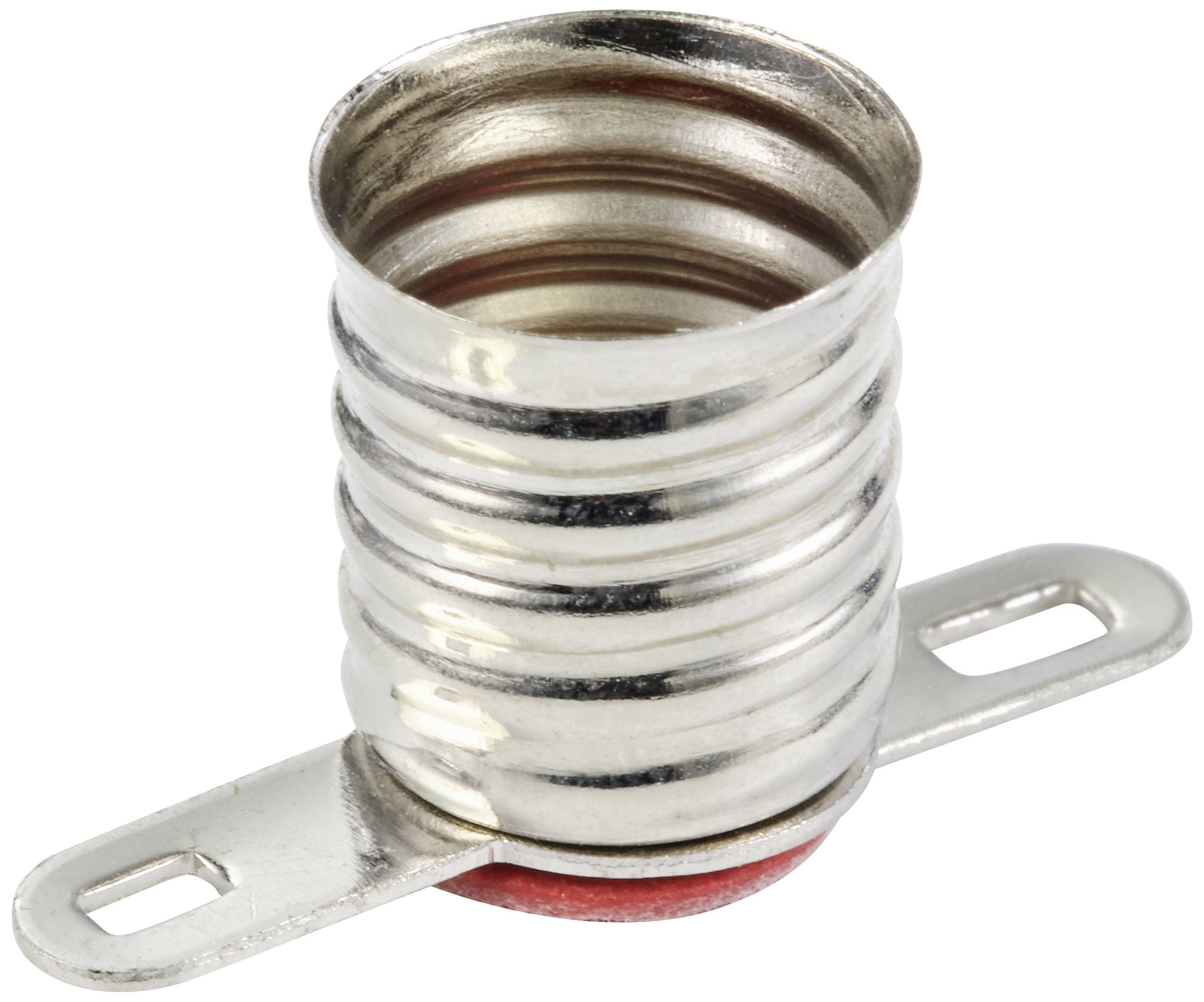 TRU COMPONENTS TC-10477716 Lampenfassung Sockel (Miniaturlampen): E10 Anschluss (Sockel): Lötöse