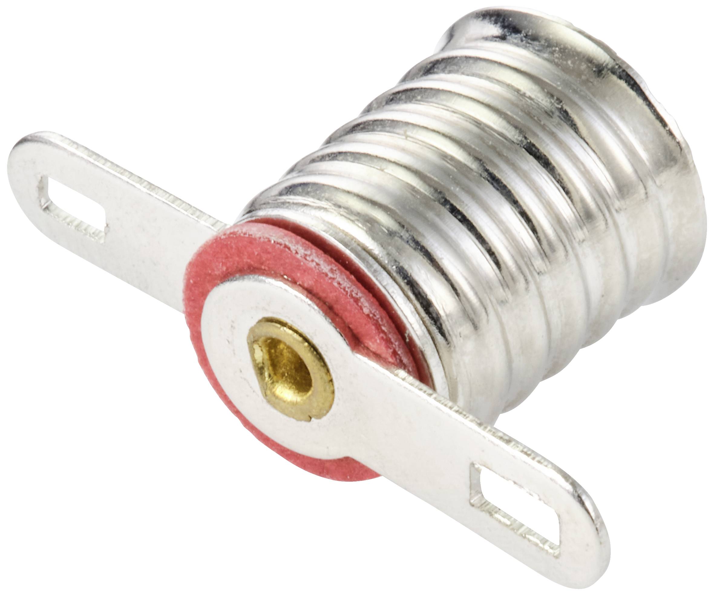 TRU COMPONENTS TC-10477716 Lampenfassung Sockel (Miniaturlampen): E10 Anschluss (Sockel): Lötöse