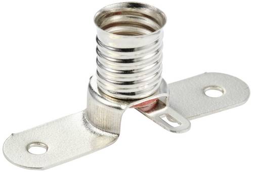 TRU COMPONENTS TC-10477720 Lampenfassung Sockel (Miniaturlampen): E10 Anschluss (Sockel): Lötfahne