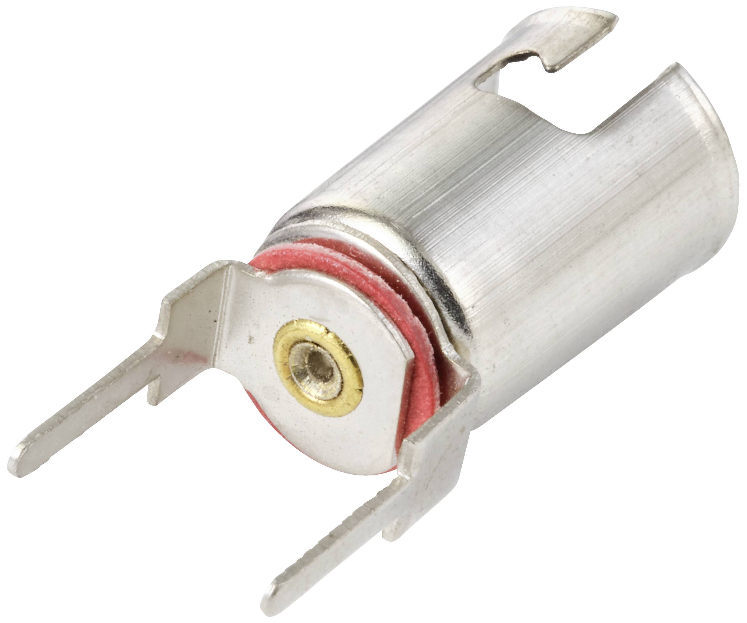 TRU COMPONENTS TC-10477728 Lampenfassung Sockel (Miniaturlampen): BA9s Anschluss (Sockel): Lötstift