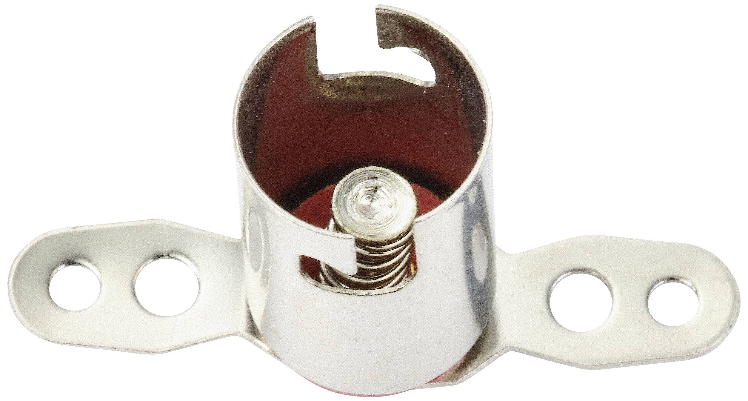 TRU COMPONENTS TC-10477732 Lampenfassung Sockel (Miniaturlampen): BA9s Anschluss (Sockel): Lötöse